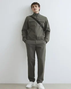 Khaki Skinny Fit Comfort Stretch Trousers