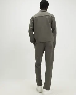 Khaki Slim Fit Interlock Monogram Joggers