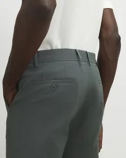 Khaki Slim Fit Stretch Chino Trousers