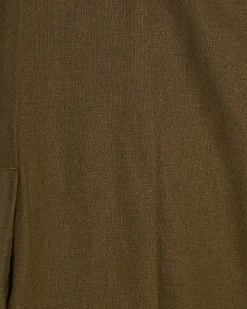 Khaki Tailored Culottes