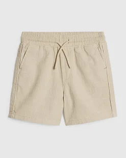 Mini Boys Beige Pull On Shorts
