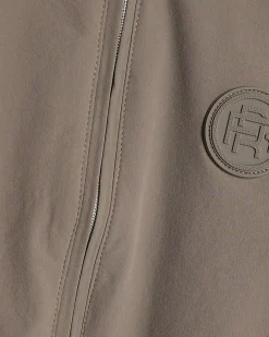 Mini Boys Beige RI Hooded Jacket