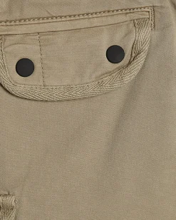 Mini Boys Beige Twill Cargo Shorts