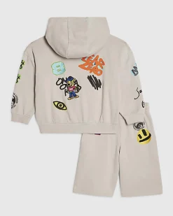 Mini Boys Beige Year Zero Graffiti Set