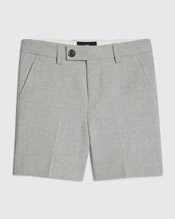Mini Boys Blue Tailored Suit Shorts