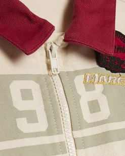 Mini Boys Cream Badge Shacket