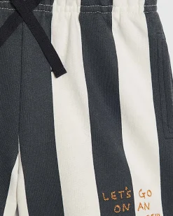 Mini Boys Navy Abbie Rosie Striped Set