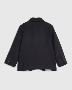 Mini Boys Navy Tailored Suit Jacket