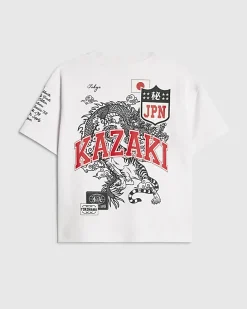 Mini Boys White Kazaki Japanese T-Shirt