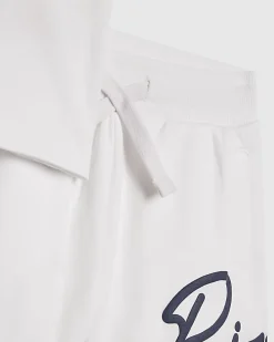 Mini Boys White Oversized River T-Shirt Set