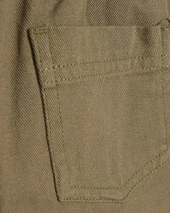 Mini Girls Khaki Wide Leg Jeans