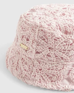 Mini Girls Pink Crochet Hat