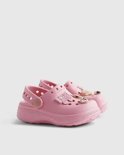 Mini Girls Pink Gem Clogs