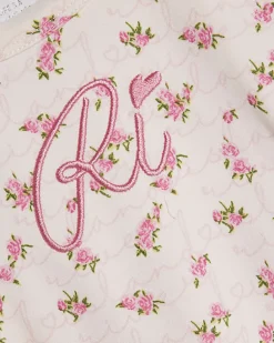 Mini Girls Pink Rosebud Pyjamas Set