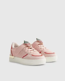 Mini Girls Pink Strawberry Trainers