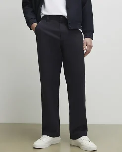 Navy Loose Fit Trousers