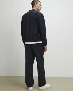 Navy Loose Fit Trousers