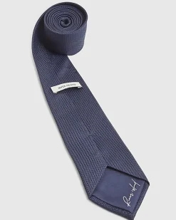 Navy Micro Dot Tie