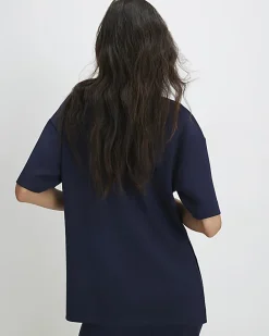 Navy Premium Oversized T-Shirt