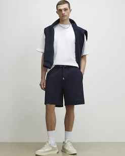 Navy Premium Regular Fit Sanctuaire Shorts