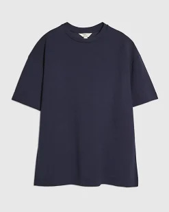 Navy Premium Short Sleeve Oversized T-Shirt