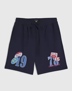 Navy Regular Fit 1978 Racing Shorts