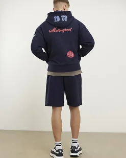 Navy Regular Fit 1978 Racing Shorts