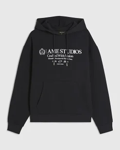 Navy Regular Fit Ame Studios Hoodie
