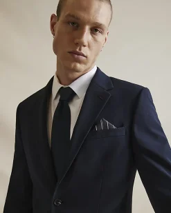 Navy Skinny Fit Suit Jacket