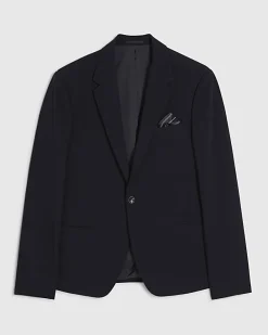 Navy Skinny Fit Suit Jacket
