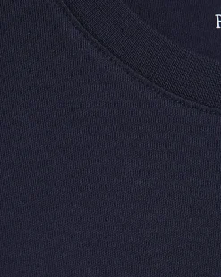 Navy Slim Fit Crew Neck Midweight T-Shirt