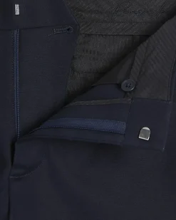 Navy Slim Fit Stretch Chino Trousers