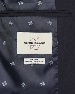 Navy Slim Fit Suit Jacket
