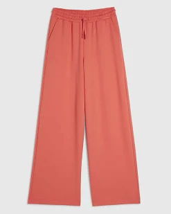 Orange Premium Drawstring Wide Leg Joggers