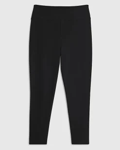 Petite black high waisted leggings