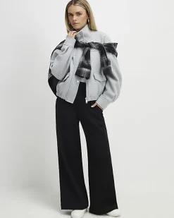 Petite Black Tailored Trousers