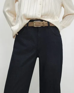 Petite Blue Mid Rise Bootcut Jeans