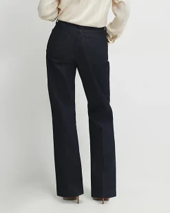 Petite Blue Mid Rise Bootcut Jeans