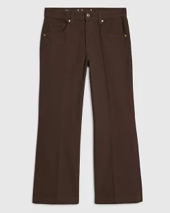 Petite Brown Bootcut Jeans