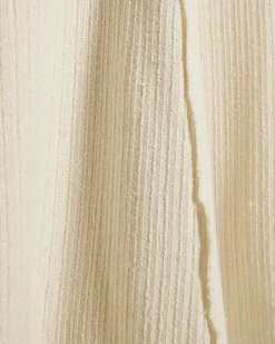 Petite Cream Textured Full Skirt