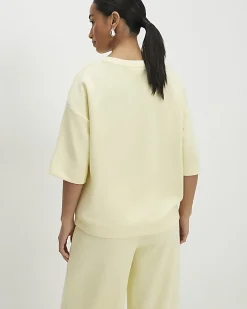 Petite Yellow Premium Boxy T-shirt