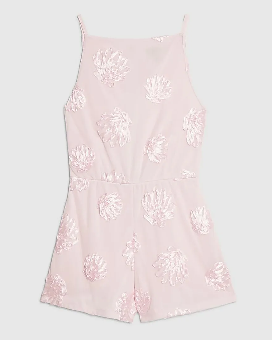 Pink Cornelli Shell Playsuit