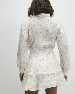 Pink Floral Rara Mini Skirt