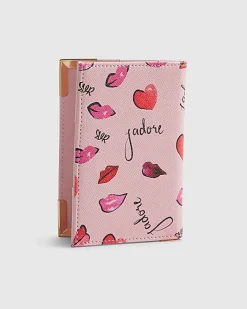 Pink J'adore Passport Holder