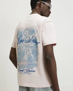 Pink Oversized Fit Royale Car T-Shirt
