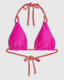 Pink Reversible Bikini Top