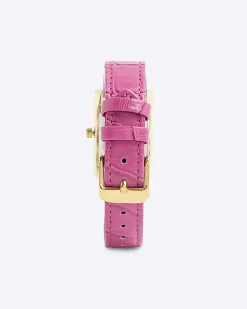 Pink Rose Gold Link Watch