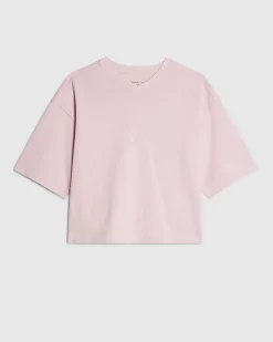 Pink Short Sleeve Loopback T-shirt