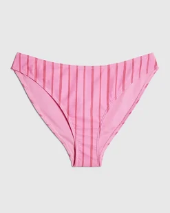 Pink Stripe Bikini Bottoms