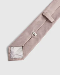 Pink Twill Tie